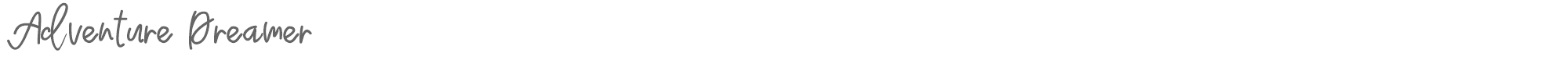 Adventure Dreamer Adventure Dreamer.ttf font preview